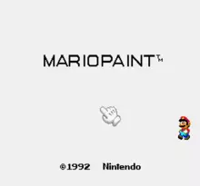 Image n° 4 - screenshots  : Mario Paint